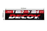 DECOY DA-5 MEASURE STICKER 50