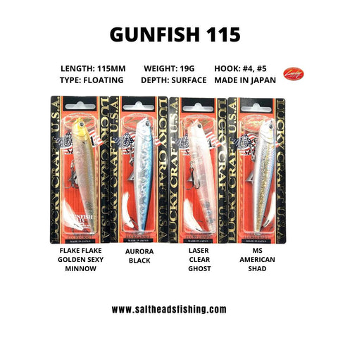 LUCKY CRAFT GUNFISH 115 – SALTHEADS
