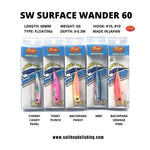 LUCKY CRAFT SURFACE WANDER 60