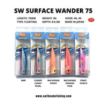 LUCKY CRAFT SURFACE WANDER 75