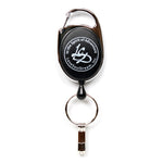 L.S.D. DESIGNS CARABINER ON REEL WITH 3 KEY RING